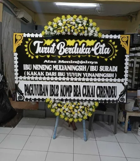Papan Bunga Duka Borokulon Banyuurip